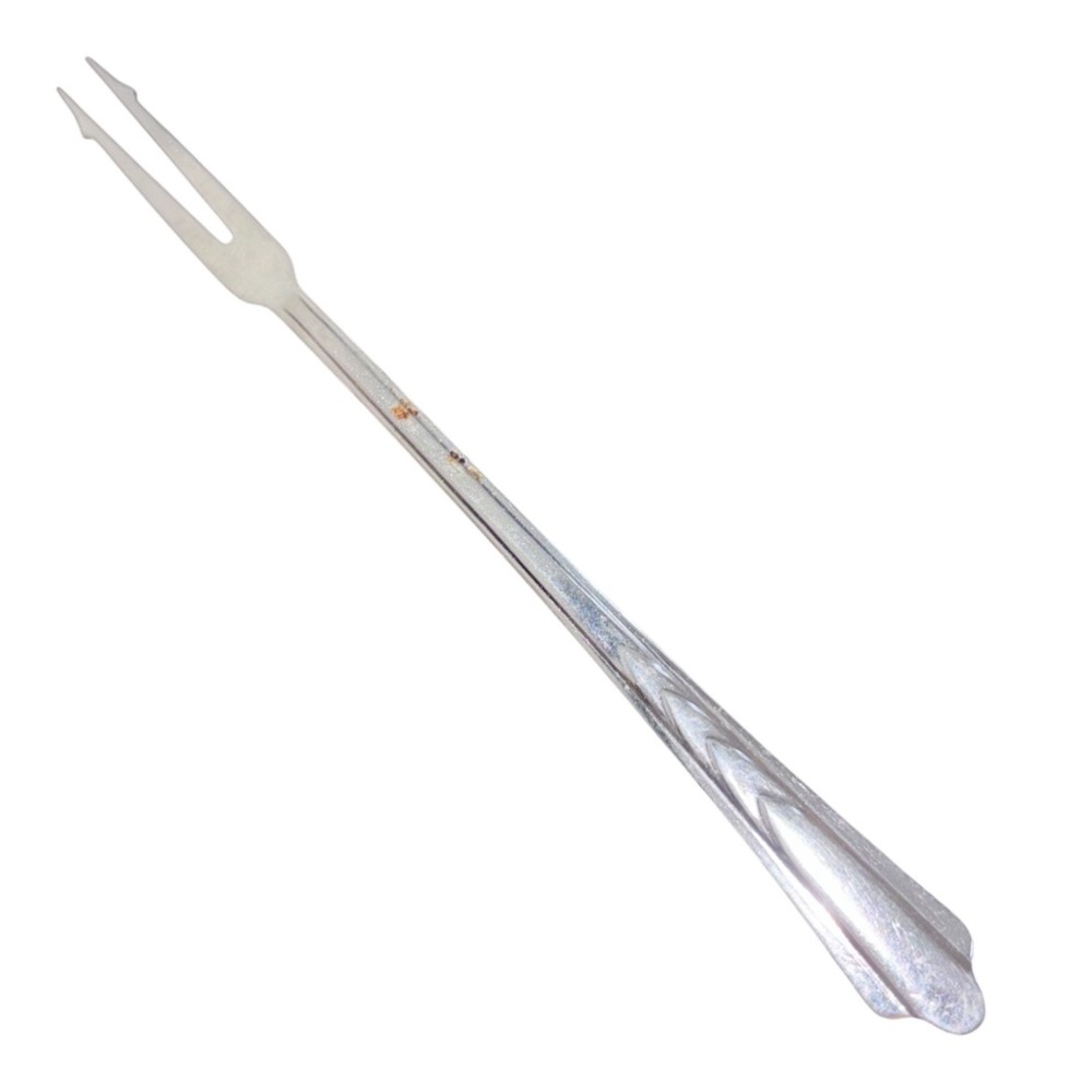 Vintage |‎ Ekco EKS7 Stainless USA Glossy Flatware Seafood Fork-ONE